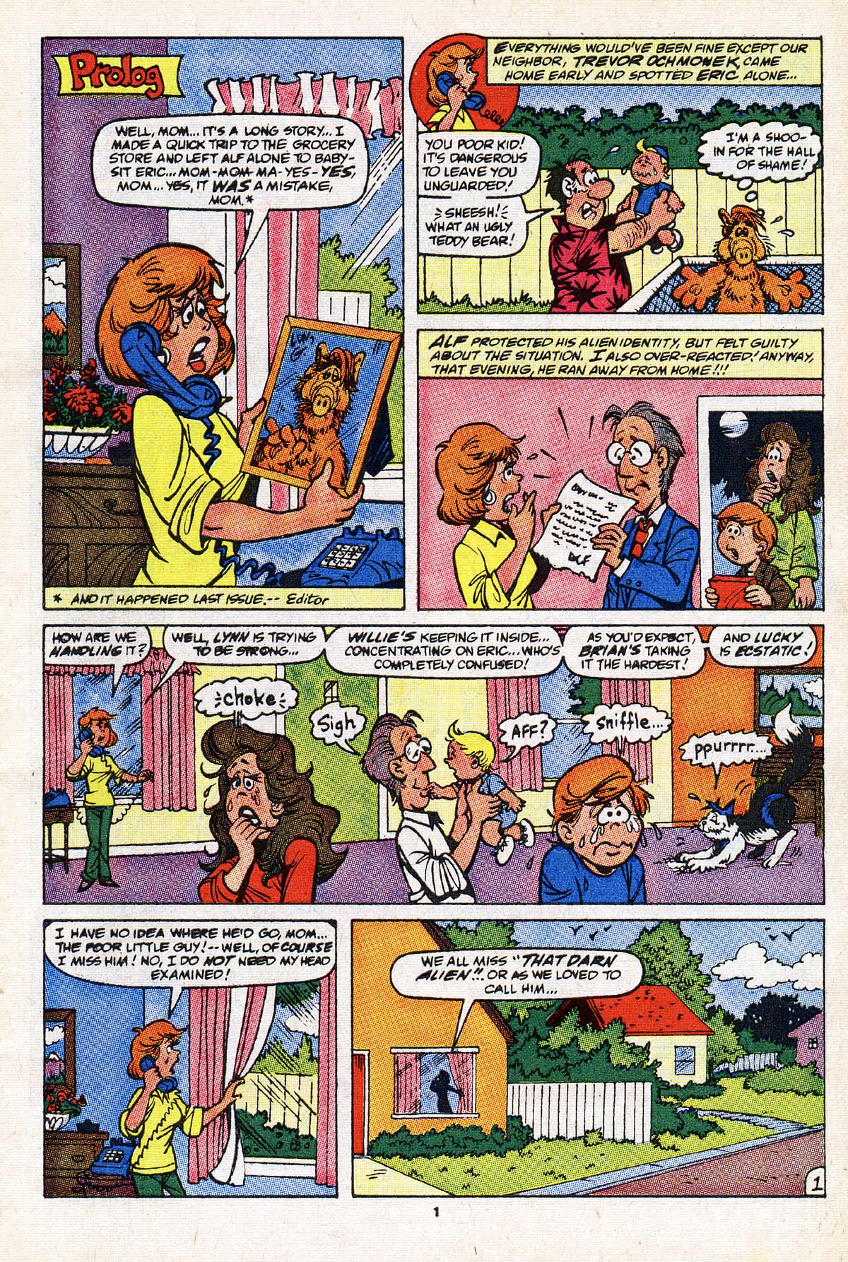 Read online ALF comic -  Issue #21 - 2
