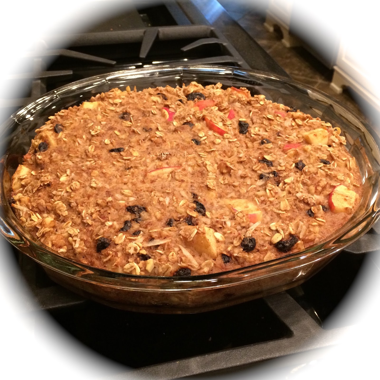 PinkVegan Baked Oatmeal with Apples (DF, GF)