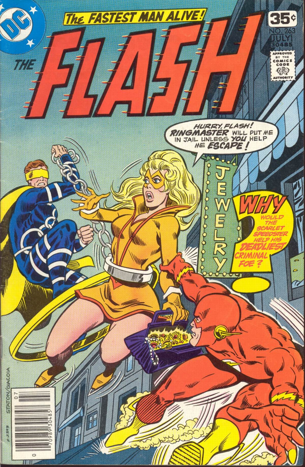 Read online The Flash (1959) comic -  Issue #263 - 1