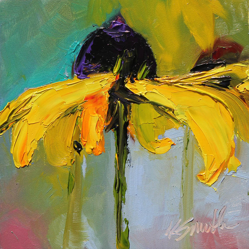 Daily Painters Of Pennsylvania Black Eyed Susan By Kim Smith