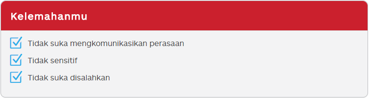 Kelemahan INTJ Kelemahan INTJ