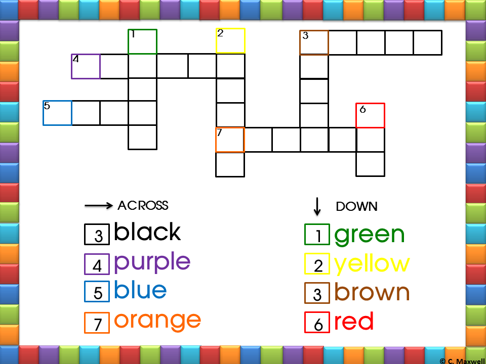 Hand to Heart Free Beginner Crossword Puzzle
