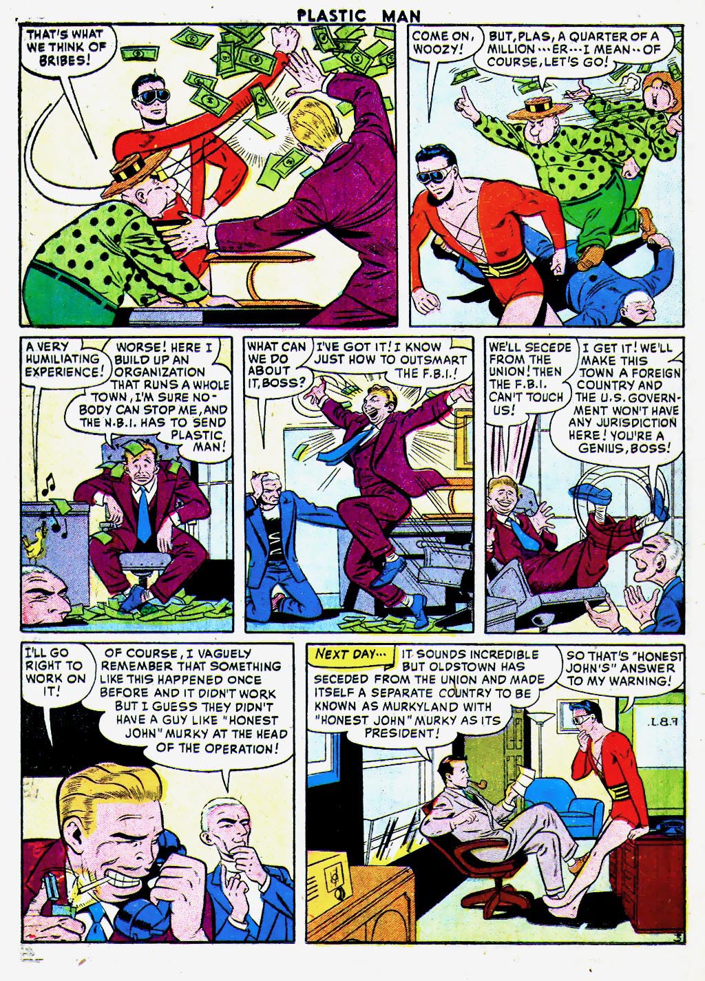 Read online Plastic Man (1943) comic -  Issue #61 - 26