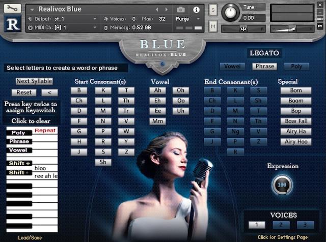 Download Realivox Blue KONTAKT Library