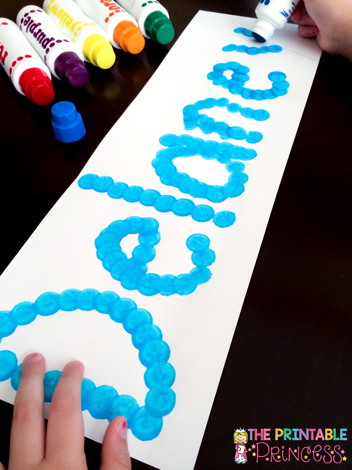 The Printable Princess Using Bingo Dabbers in the Classroom {with a