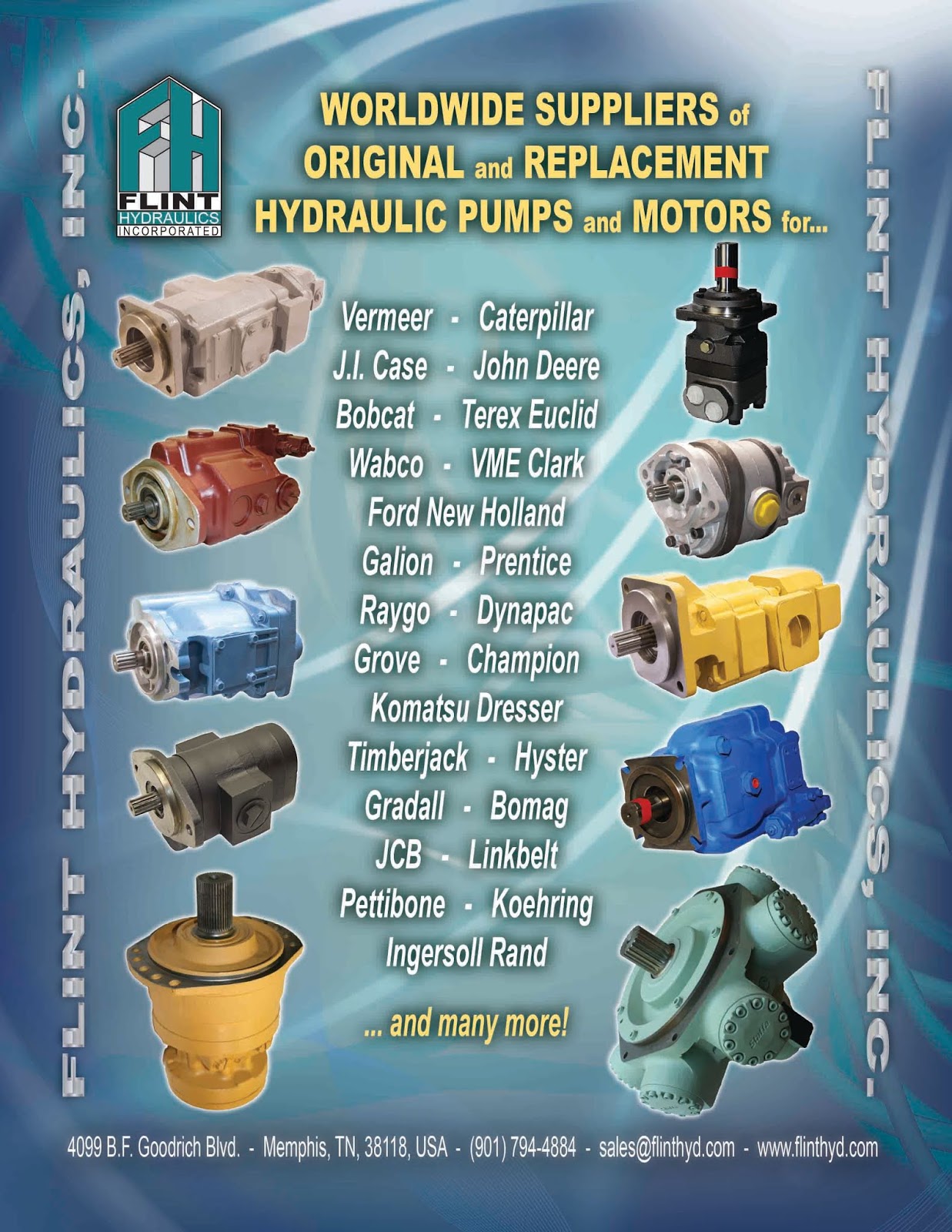 Flint Hydraulics, Inc. Hydraulic pumps & motors
