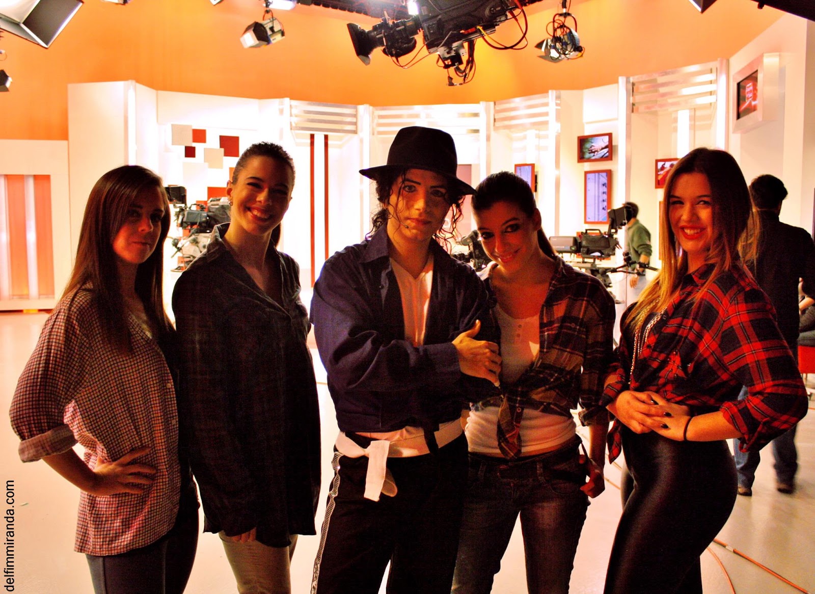 Delfim Miranda - Michael Jackson Tribute - Picture with the dance crew - TVI - Queluz de Baixo