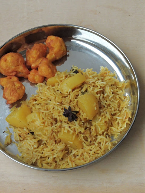 Potato Pulao, Potato Pilaf Potato Pulao, Potato Pilaf