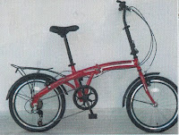 5 Sepeda Lipat Evergreen EG120-8 20 Inci
