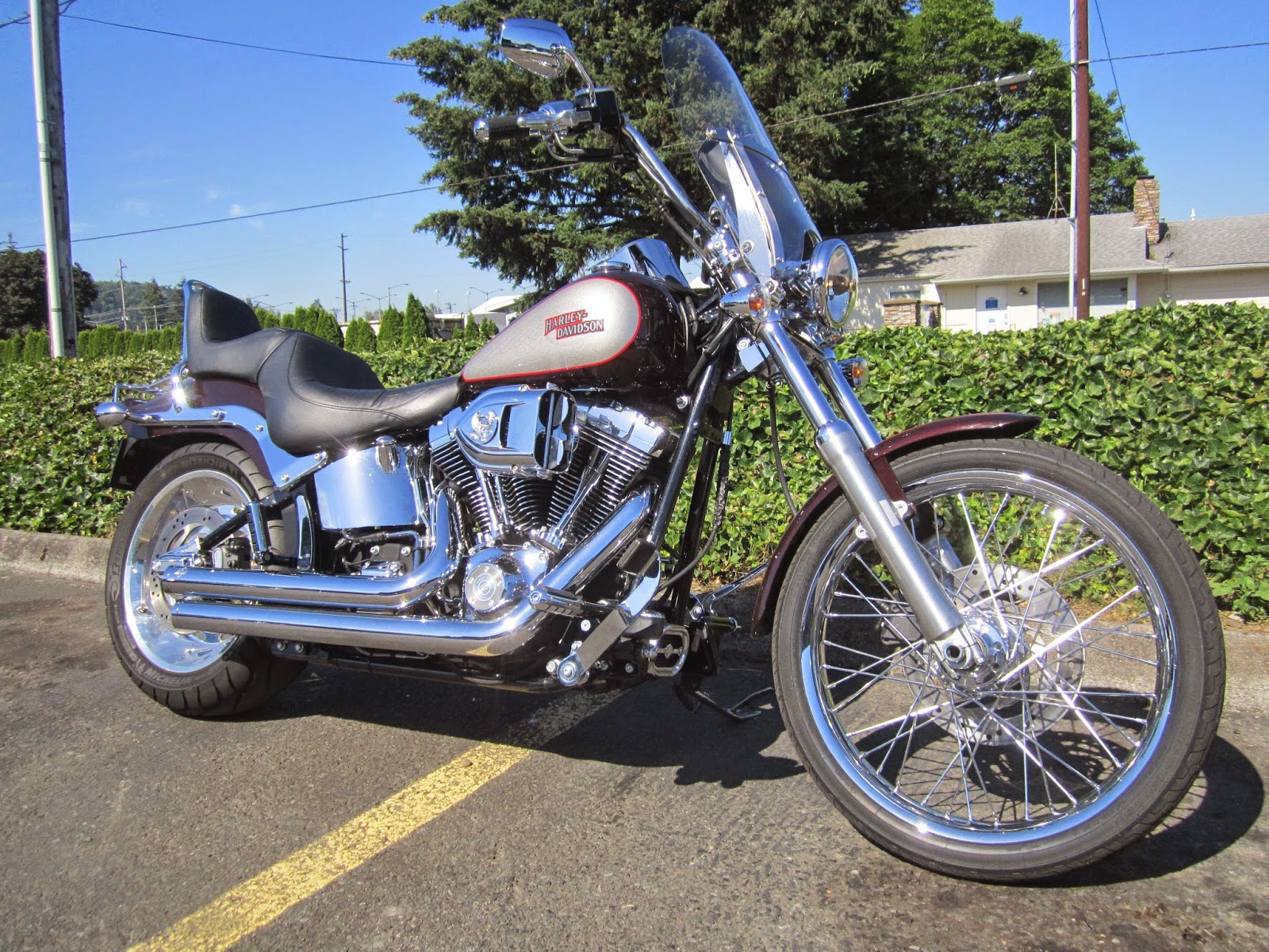 black cherry pearl harley