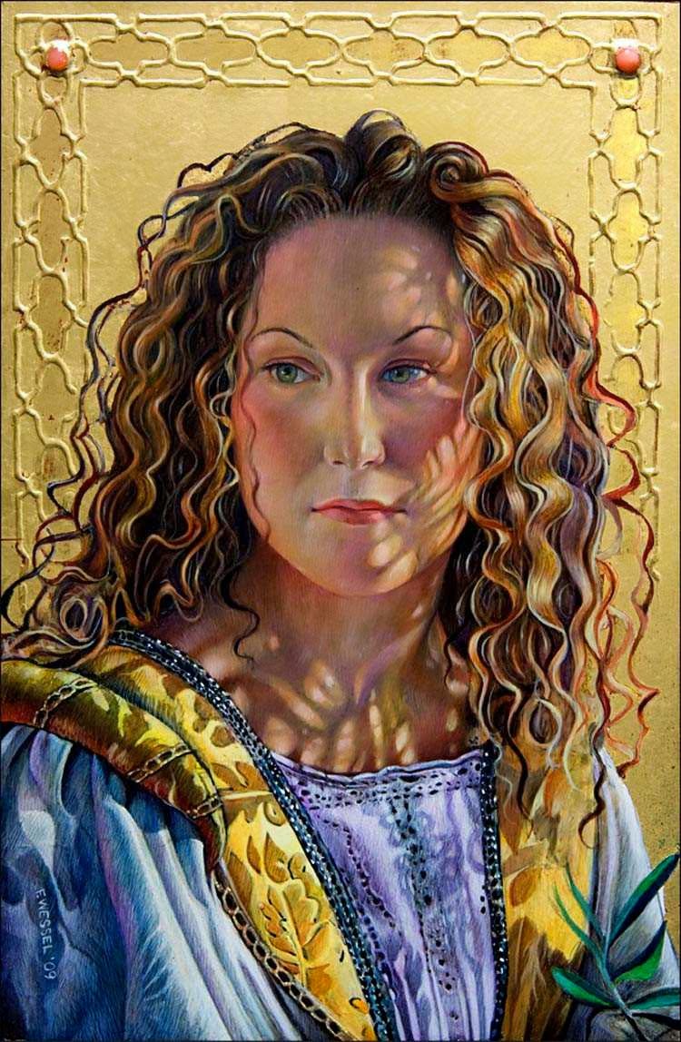 Fred Wessel, 1946 Egg Tempera painter Tutt'Art Pittura