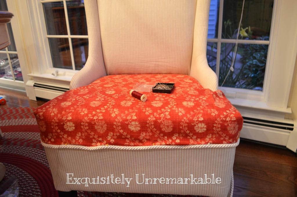 A Quick Chair Tear Repair Partial Slipcover Exquisitely Unremarkable