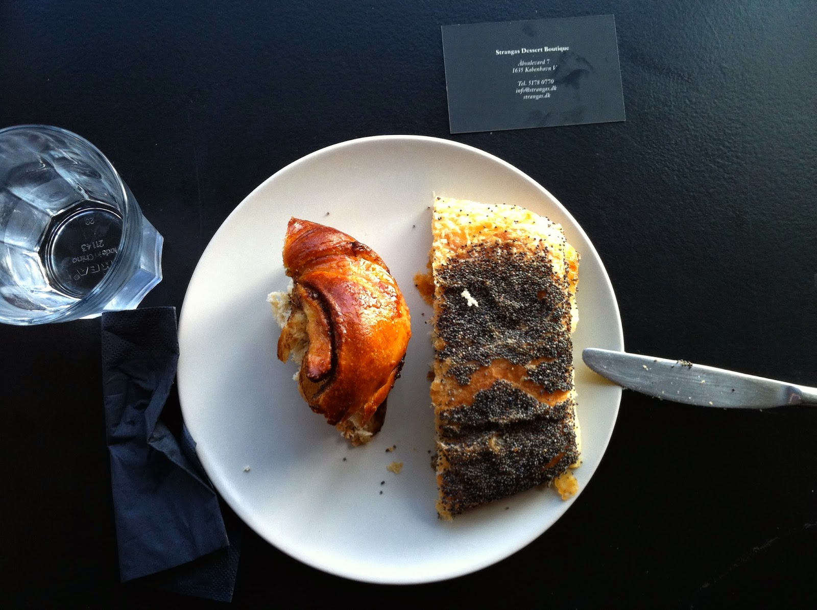 Strangas Dessert Boutique in Copenhagen was delicious