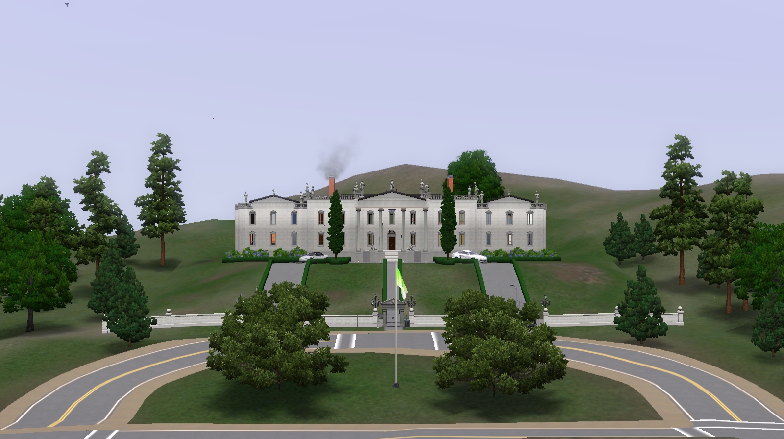 Sims 3 Houses by JefV: The Bridgeport Mansion