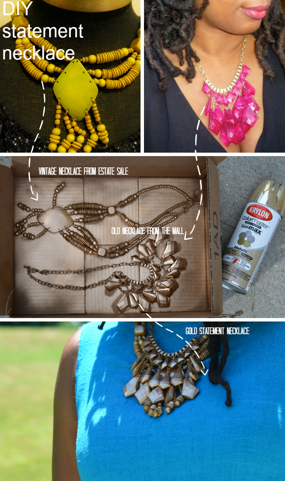 spray painting jewelry