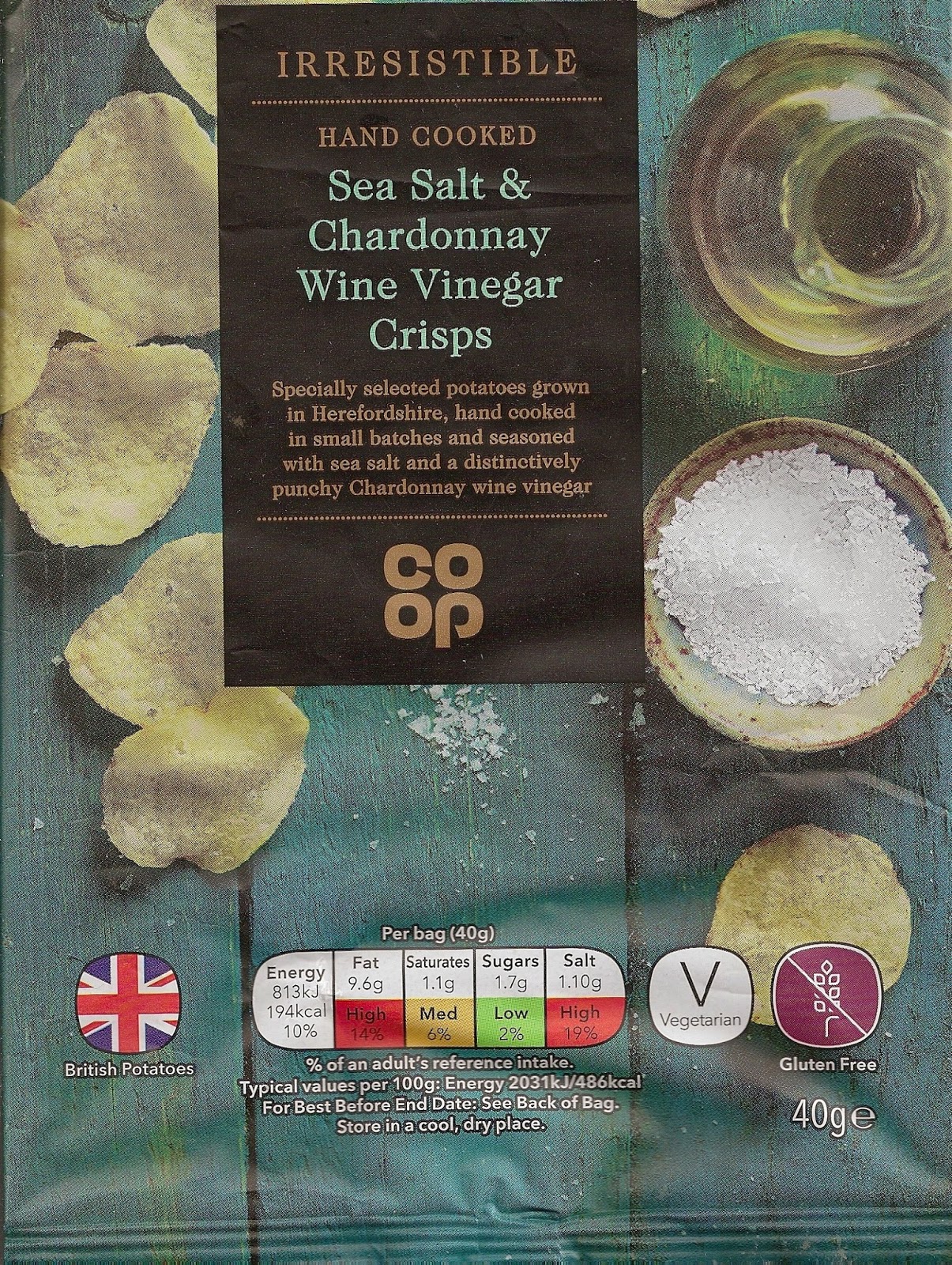 Cheeseburger Crisps & Other Stories Coop Irresistible Hand Cooked Sea