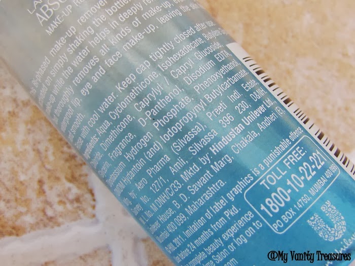 Lakme Absolute BiPhased Makeup Remover Review My Vanity Treasures