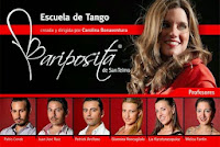 Los profesores de las escuela de Tango Mariposita