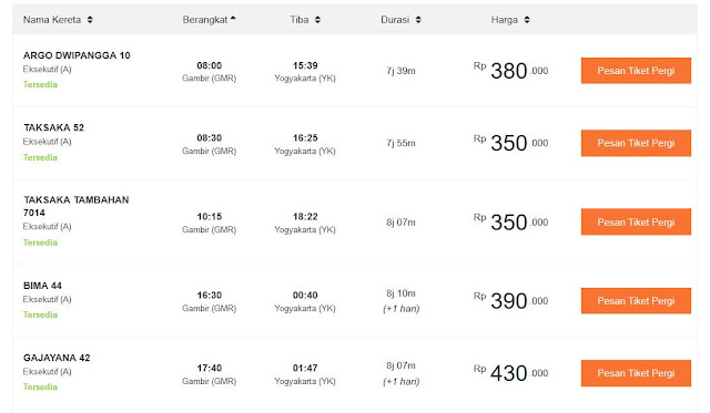 Pesan tiket kereta api di pegipegi (2) Pesan tiket kereta api di pegipegi (2). Source: jurnaland.com