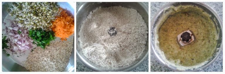 Oats and Sprouts Cutlet