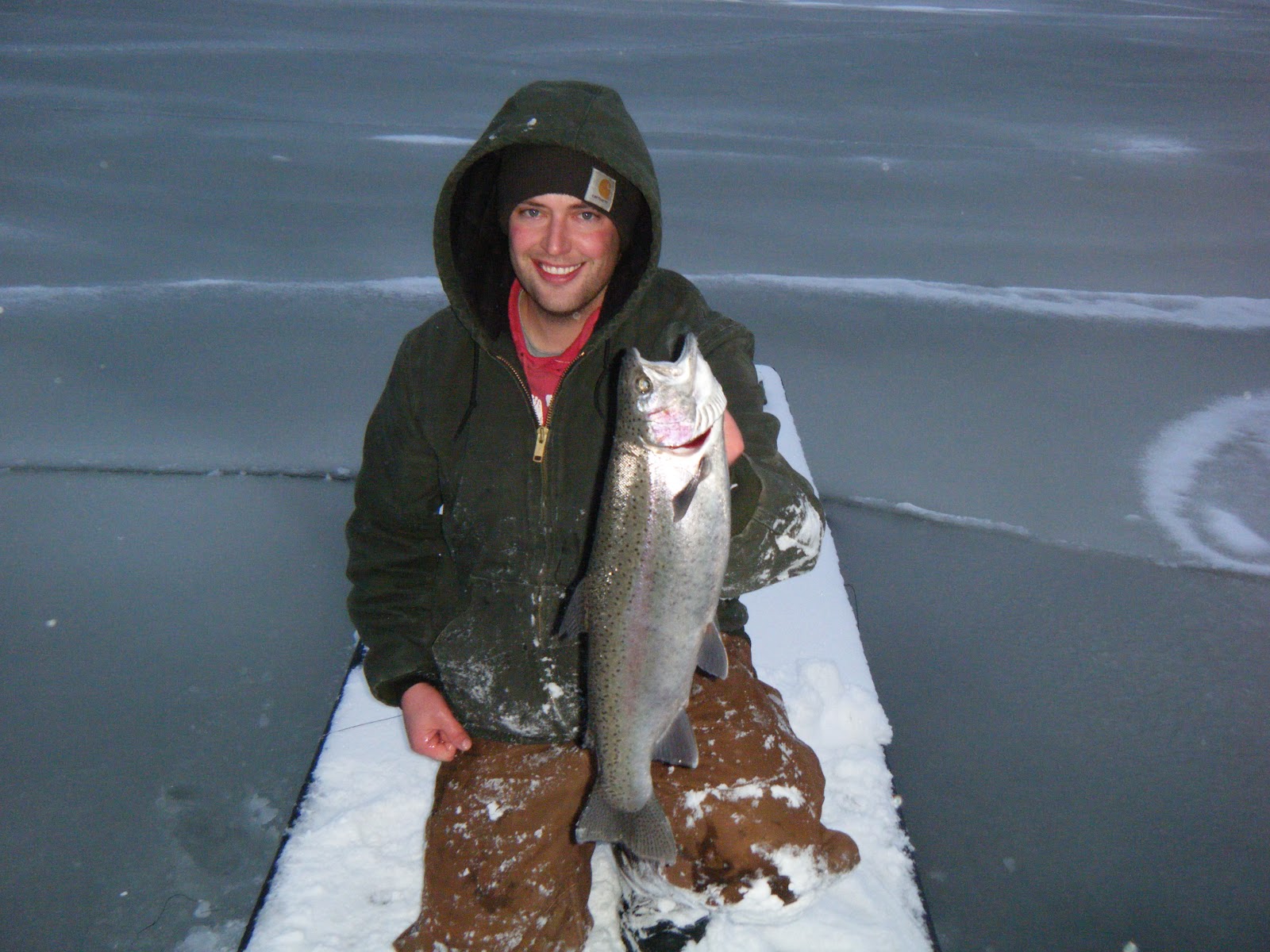 Wisconsin Fishing Reports Early Ice Great Lakes Trout