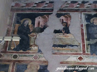 O Monastério de Santa Escolástica - bate e volta a partir de Roma Scolastica afresco sao bento bencao calice - O Monastério de Santa Escolástica - bate e volta a partir de Roma