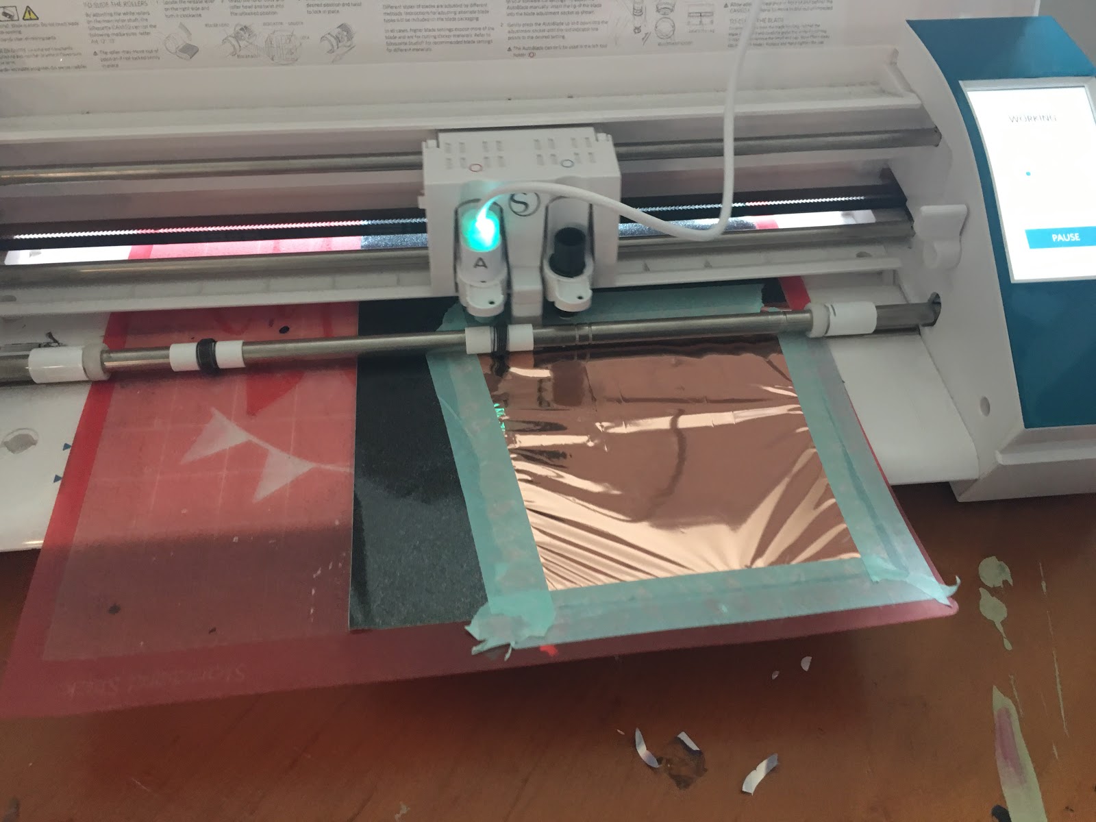 How to Foil on a Vinyl Decal with Silhouette and Foil Quill