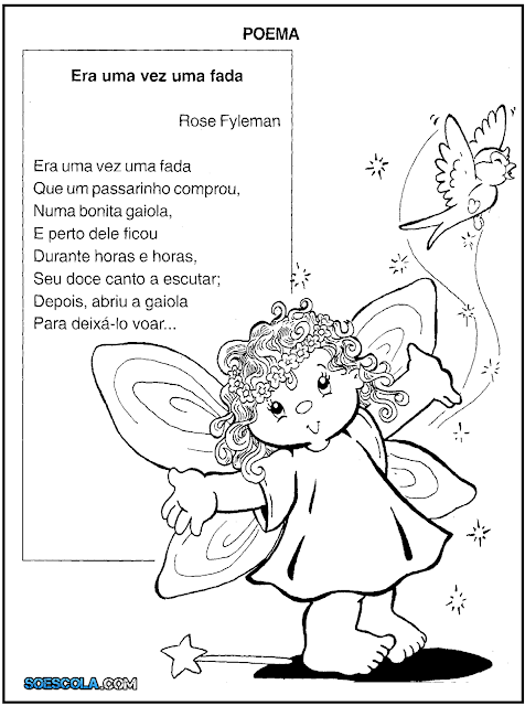 Poemas sobre Crianças e Fadas para Imprimir