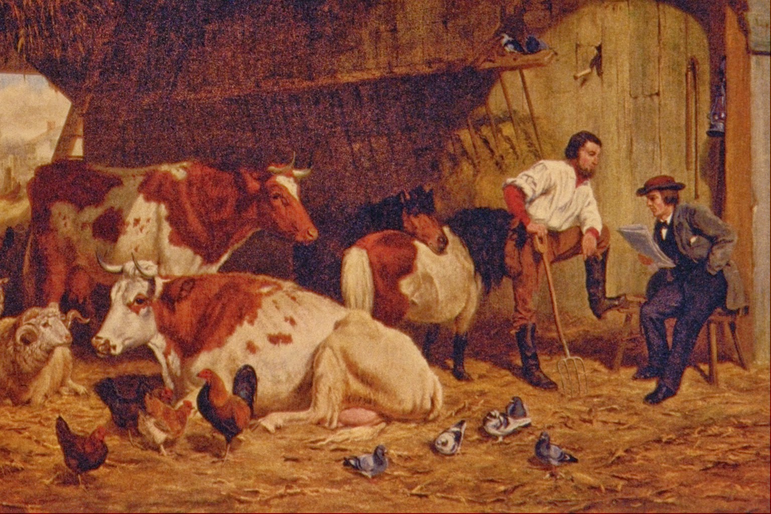 Два фермера картина