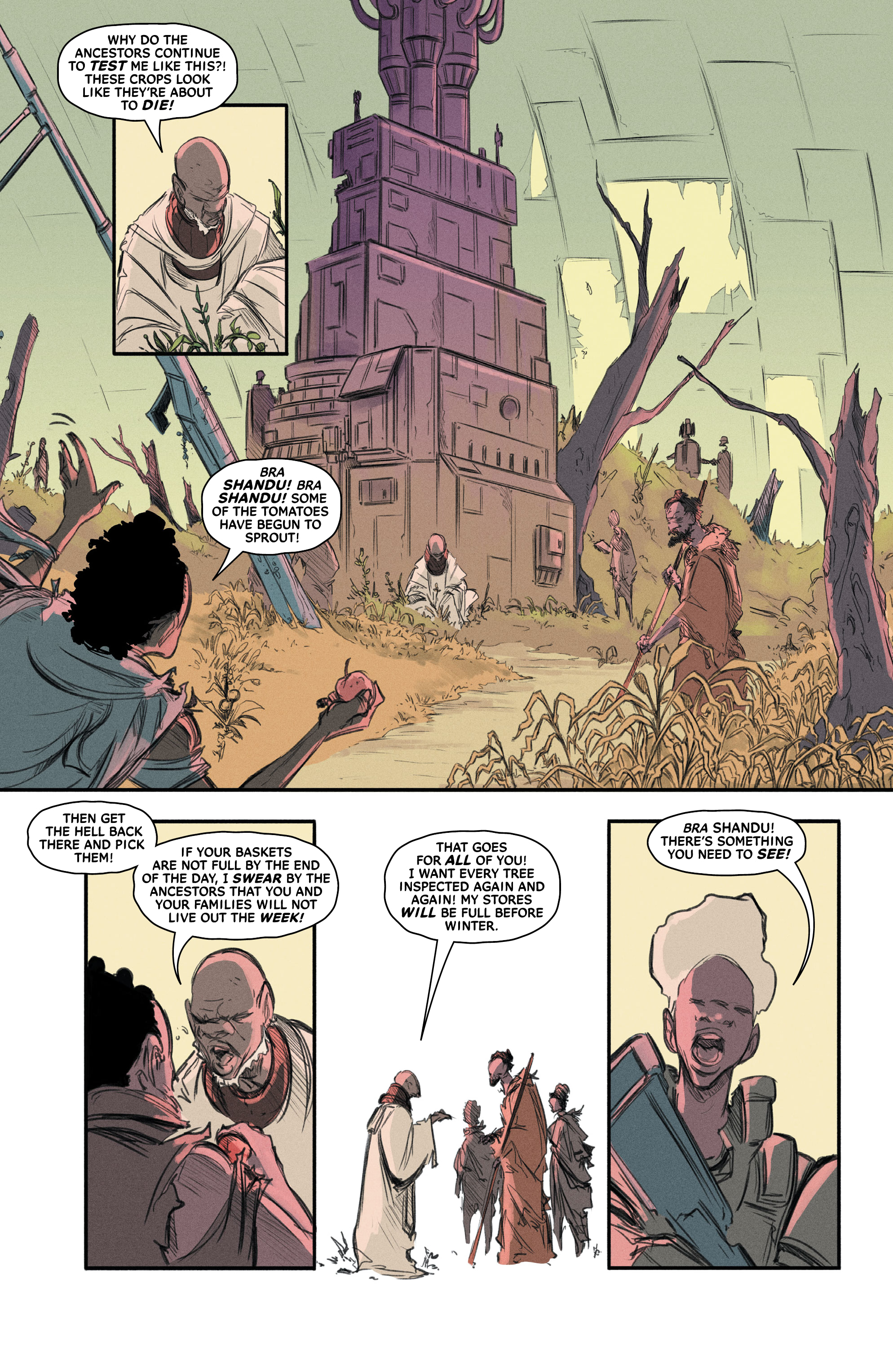 Read online Land of the Living Gods comic -  Issue #5 - 6