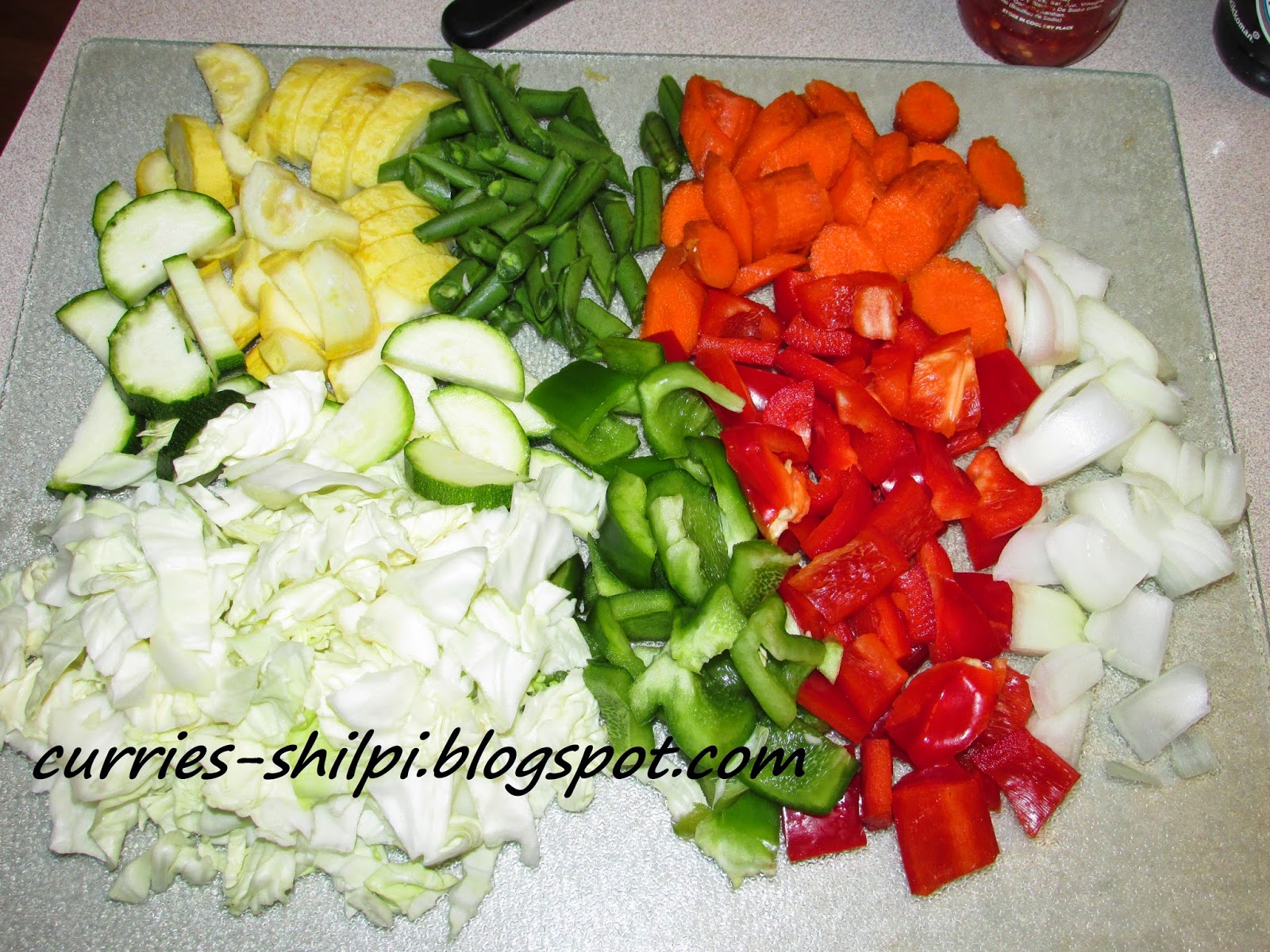Tofu- veggies stir fry
