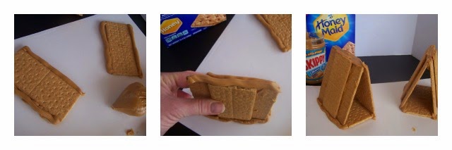 Graham Cracker Houses and Snowy Peanut Butter (No-Bake) Cookies #shop #PBandG #CollectiveBias
