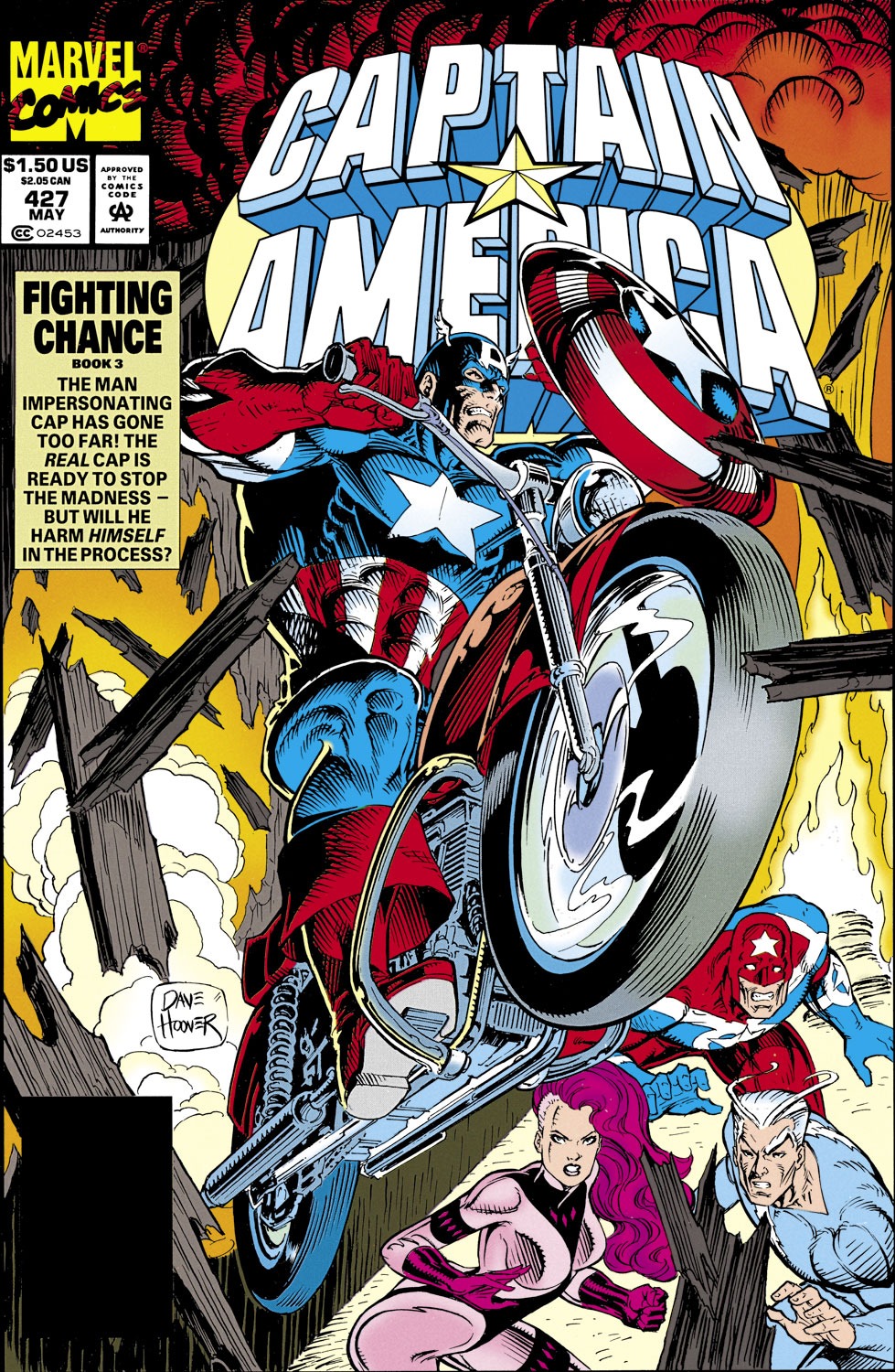Read online Captain America (1968) comic - Issue #427 - 1