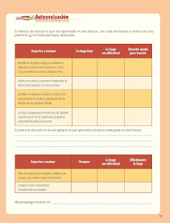 Apoyo Primaria Geografía 5to grado Bloque I Autoevaluación 