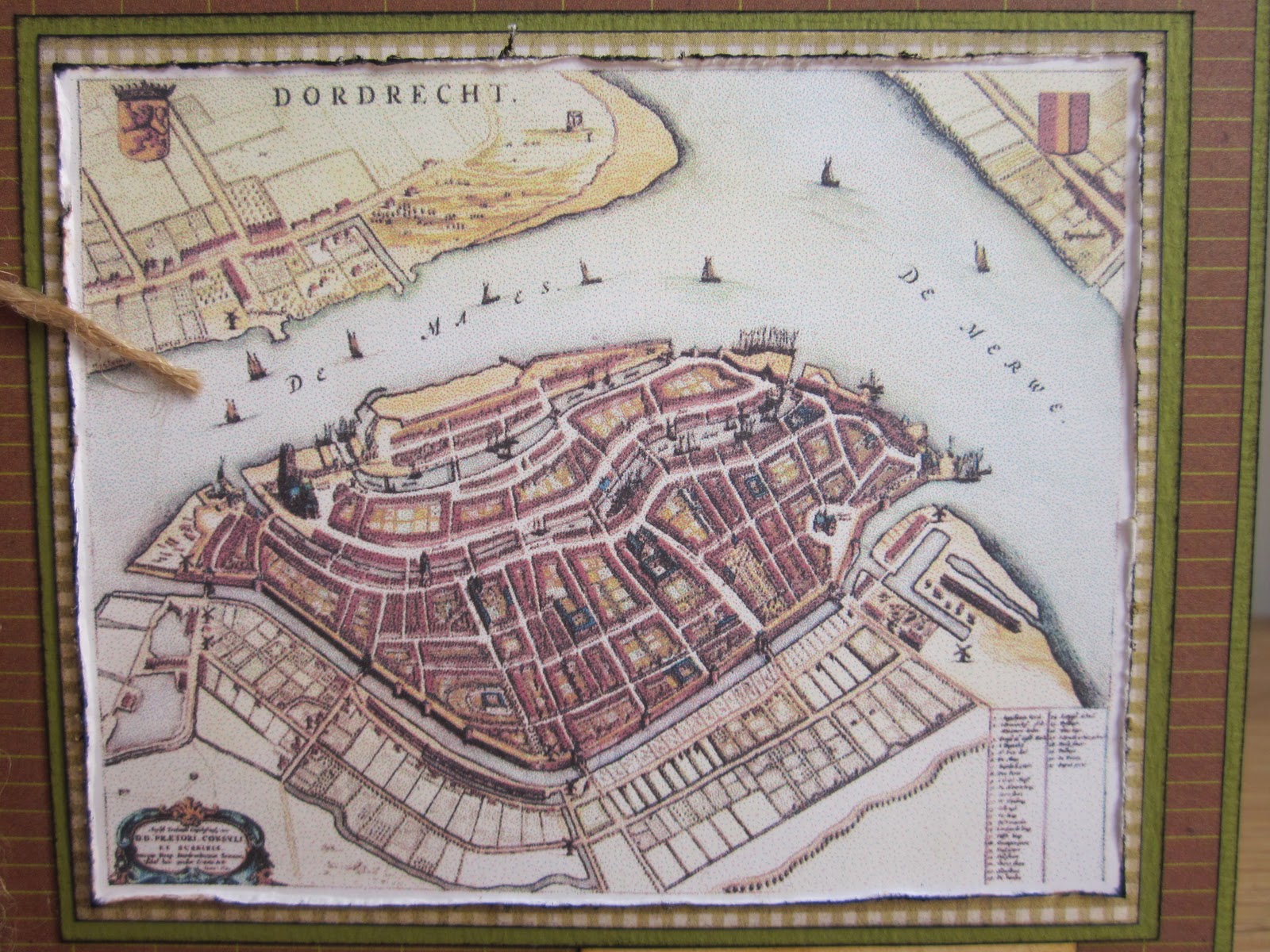 Dordrecht Op De Kaart - kaart