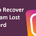 How Do I Recover My Instagram Password