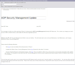 On the Cutting Edge: Urgent Alert: Phisher Targets ADP subscribers