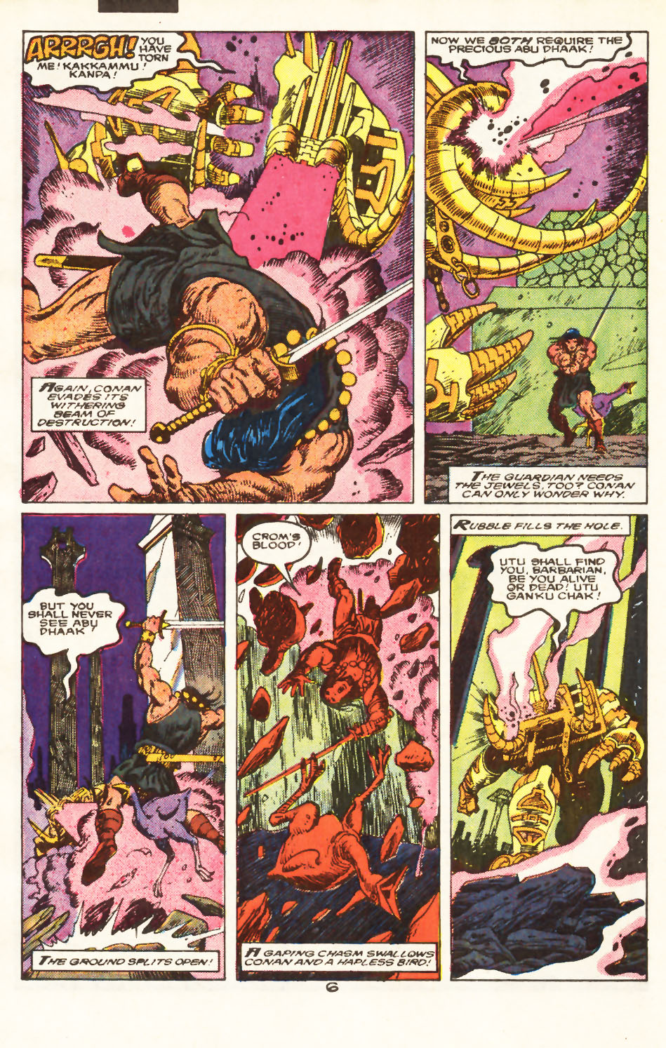 Read online Conan the Barbarian (1970) comic -  Issue #217 - 6