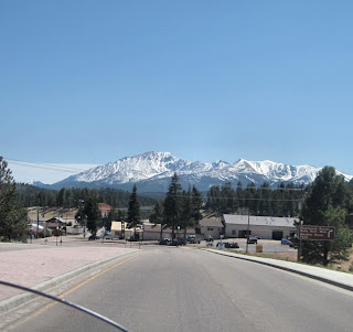 Pikes Peak from Woodland Park