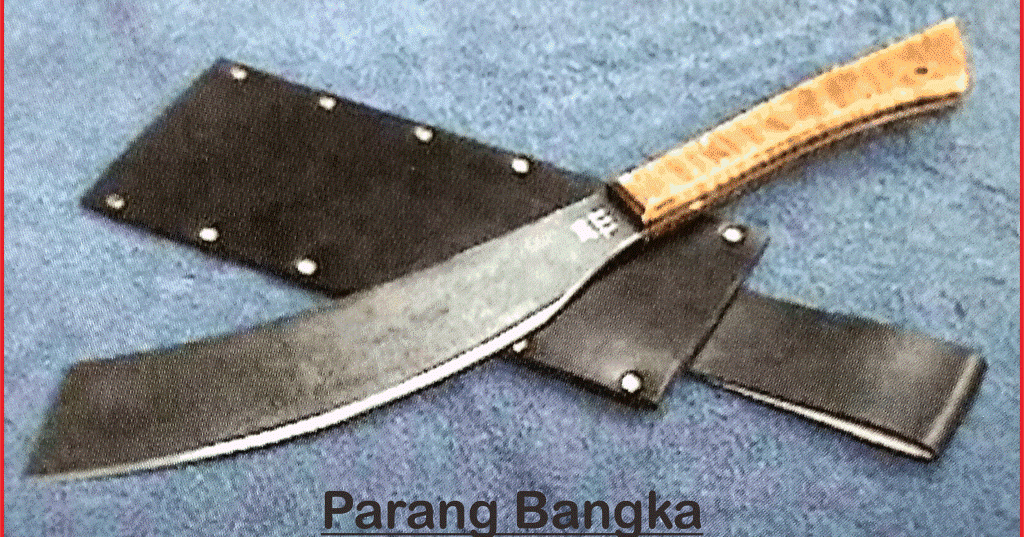 Senjata Tradisional Bangka Belitung Lengkap, Gambar dan Penjelasannya