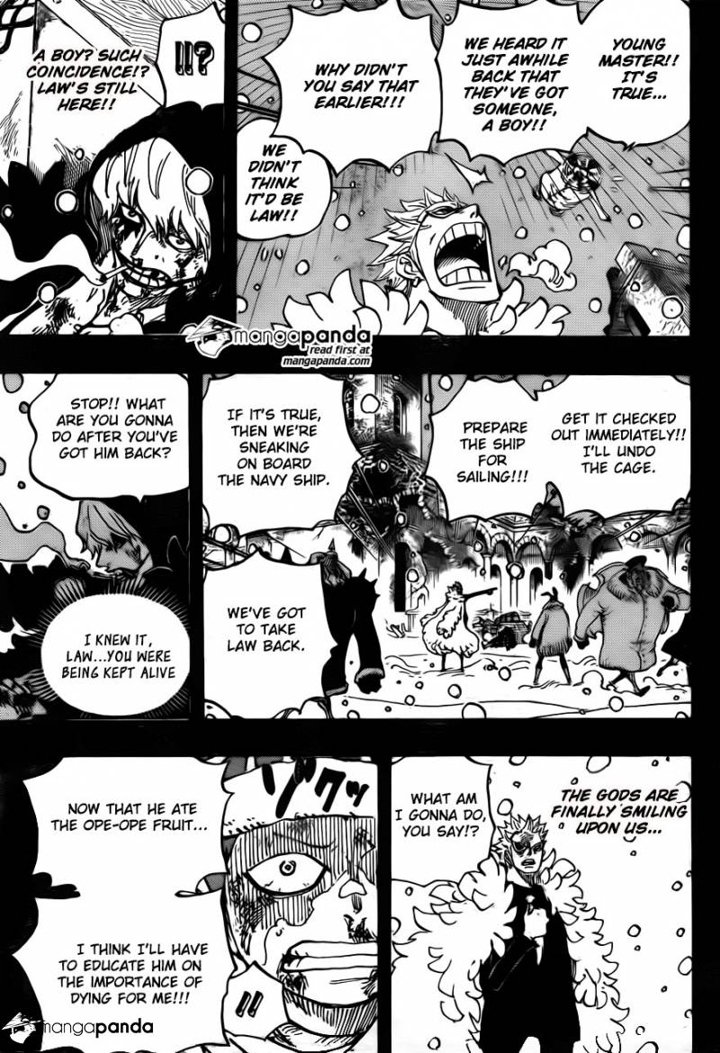 One Piece Ch 767: Cora-san
