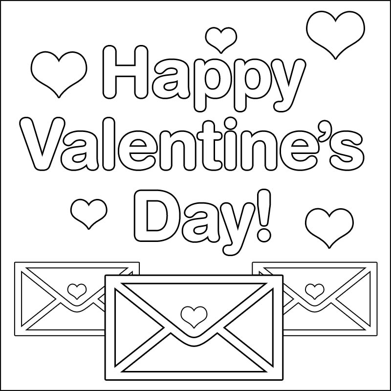 valentine day coloring pages for kid - photo #4