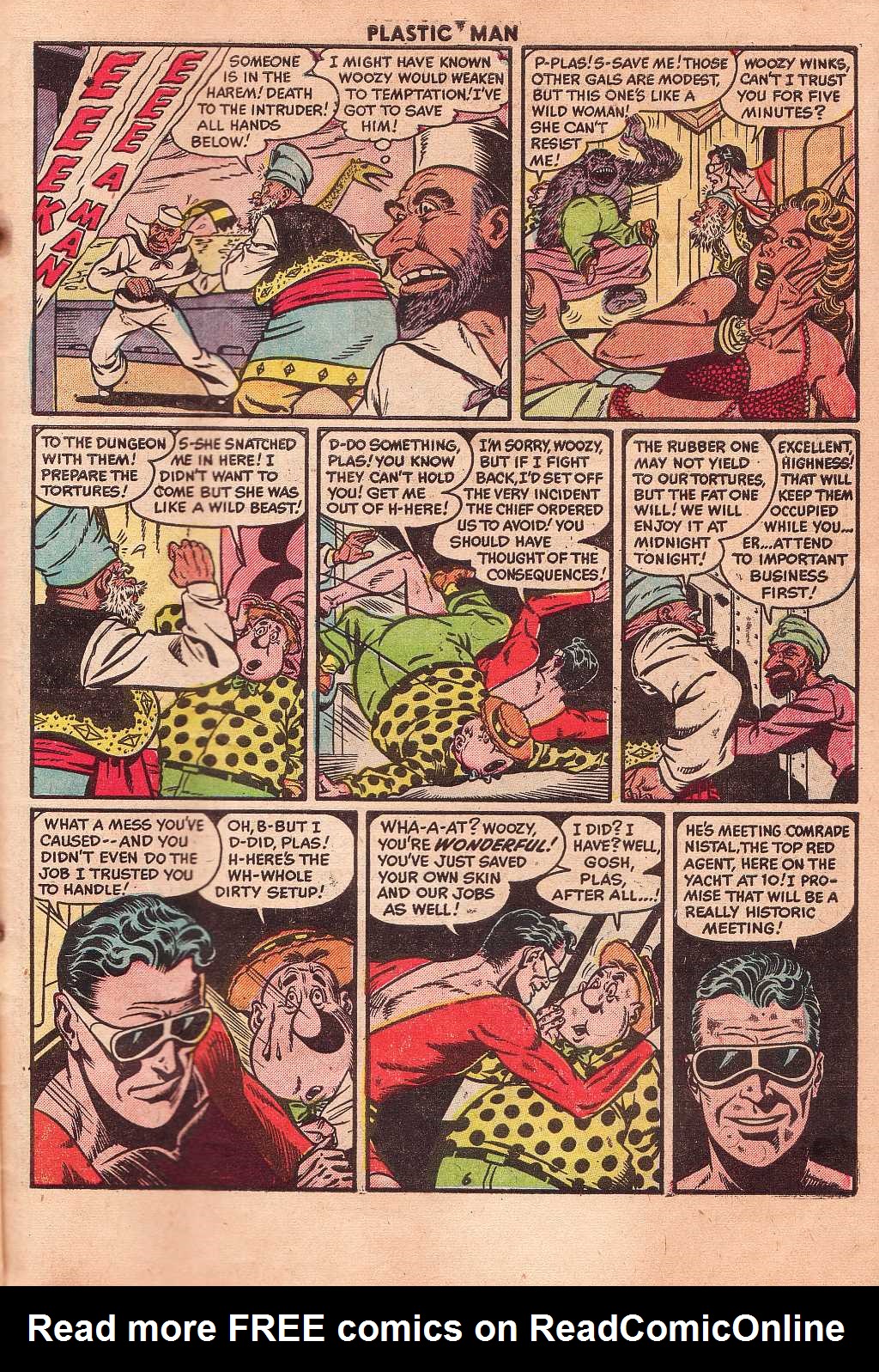 Read online Plastic Man (1943) comic -  Issue #41 - 33