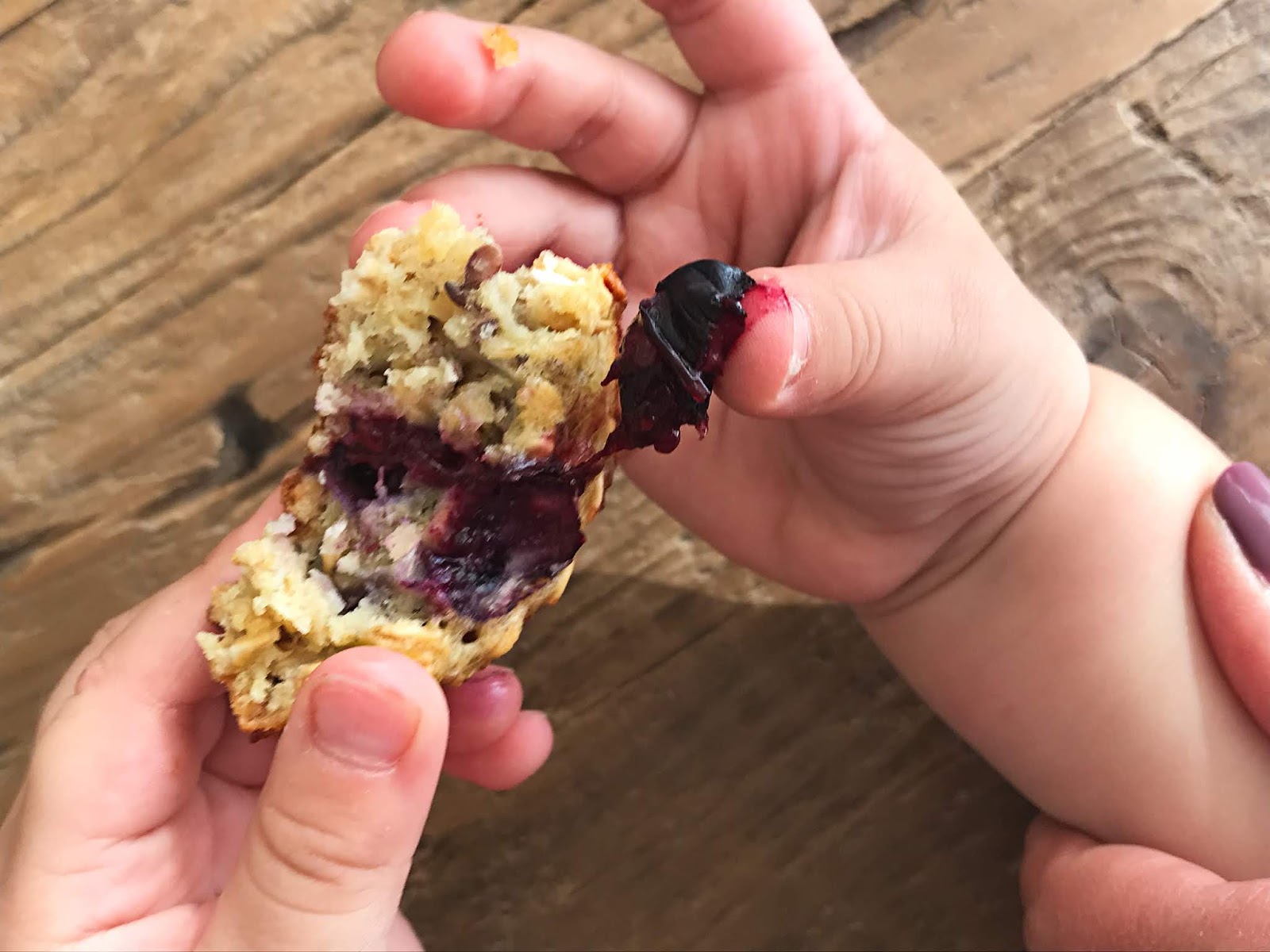 Muffins de Avena y Moras