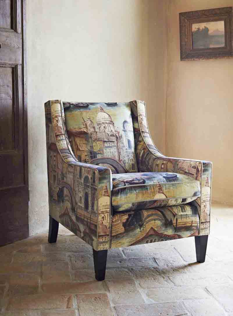 Melissa White Hand Painted Interiors THE GONDOLIER, a new design for Zoffany