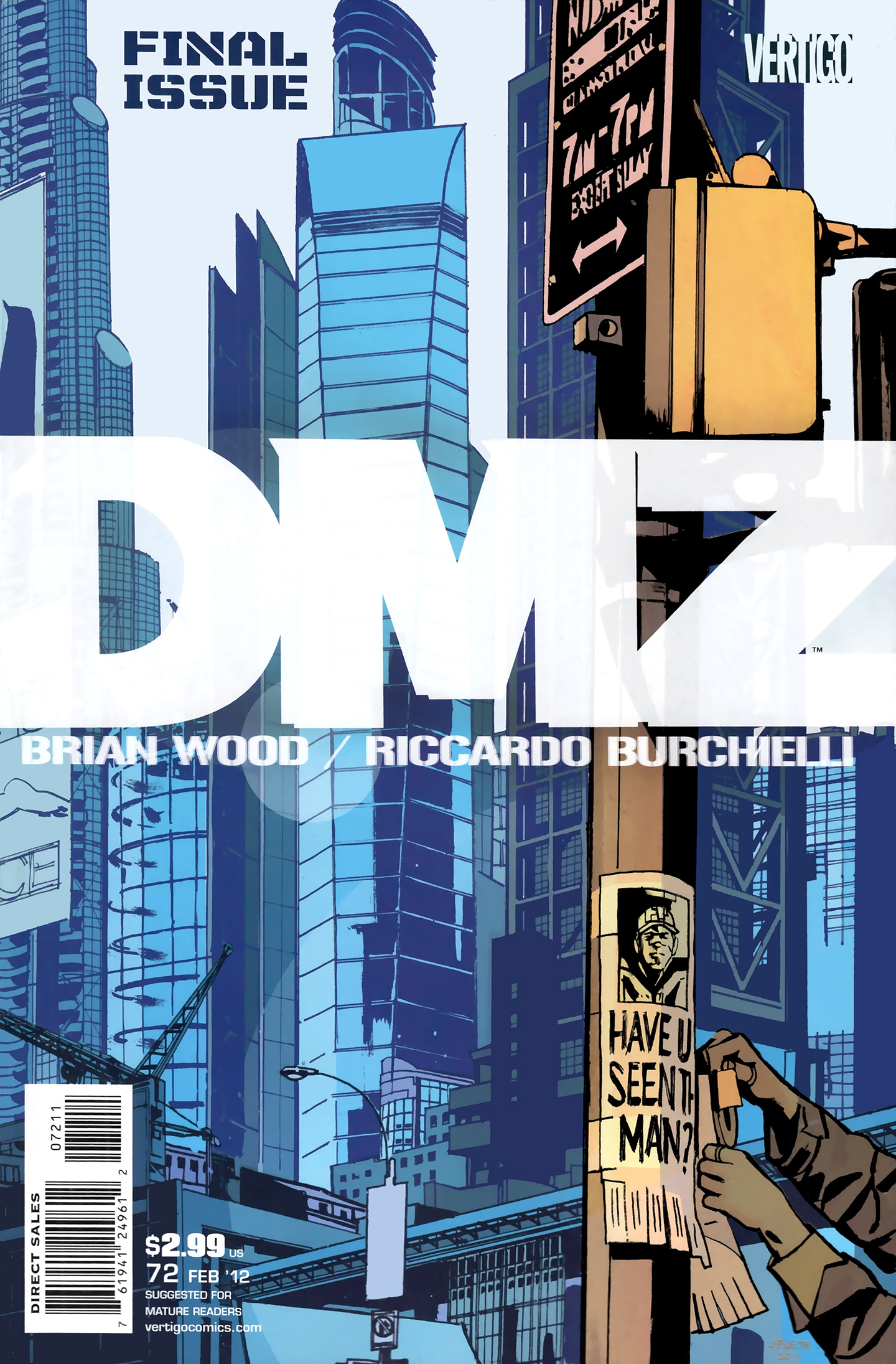 DMZ (2006) issue 72 - Page 1