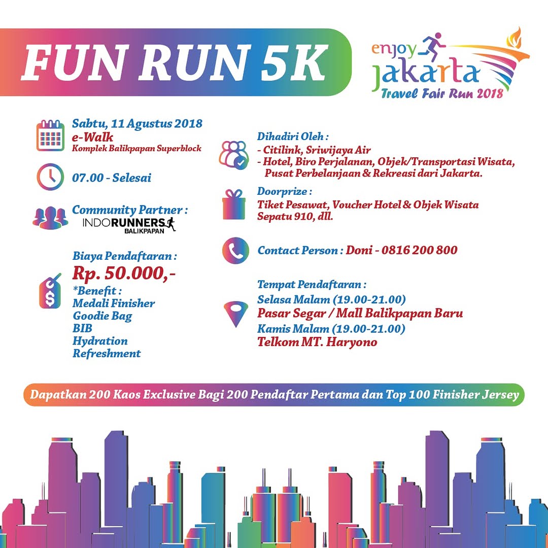 Jakarta Travel Fair Run • 2018