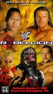 WWE / WWF Rebellion 1999 - Event poster