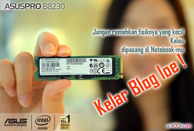 ASUSPRO B8230 Notebook Idaman Blogger