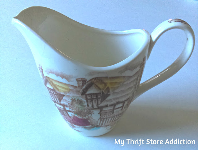 Vintage transferware creamer 